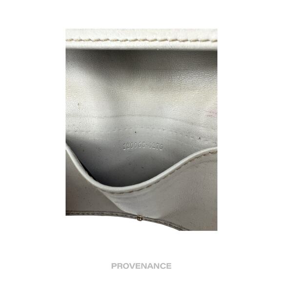 🔴 Gucci Card Wallet - Chalk Guccissima Leather - Picture 8 of 8